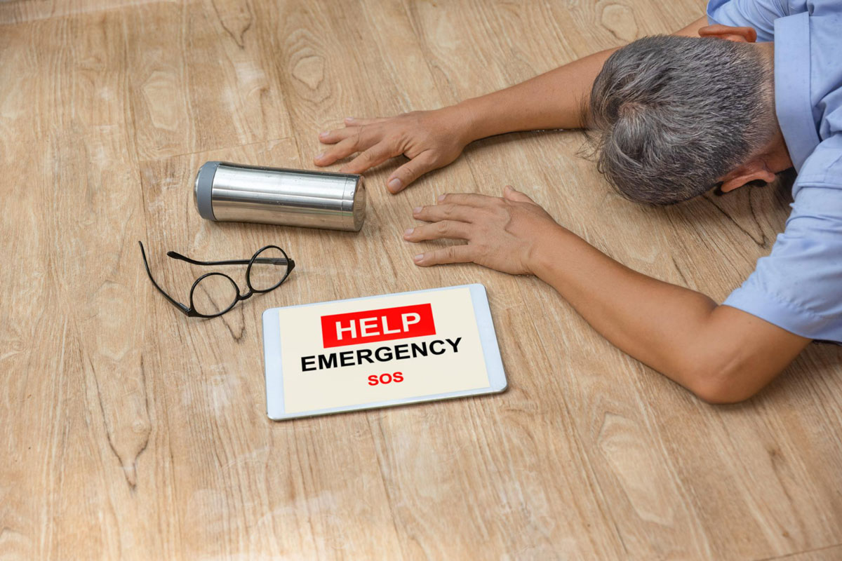 medical fall accident detection is alert that senior man falling because slippery surfaces slip and fall slip and fall,chiropractor near me,accident and chiropractor Tampa,injury treatment New Tampa,back pain treatment after slip and fall Tampa Slip and Fall
